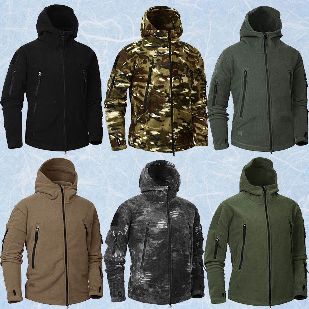 Mege Brand Autumn Winter Military Fleece Camouflage Tactical Men's Clothing Polar Warm Multicam Army Men Coat Outwear Hoodie Mege Brand Autumn Winter Military Fleece Camouflage Tactical Men's Clothing Polar Warm Multicam Army Men Coat Outwear Hoodie