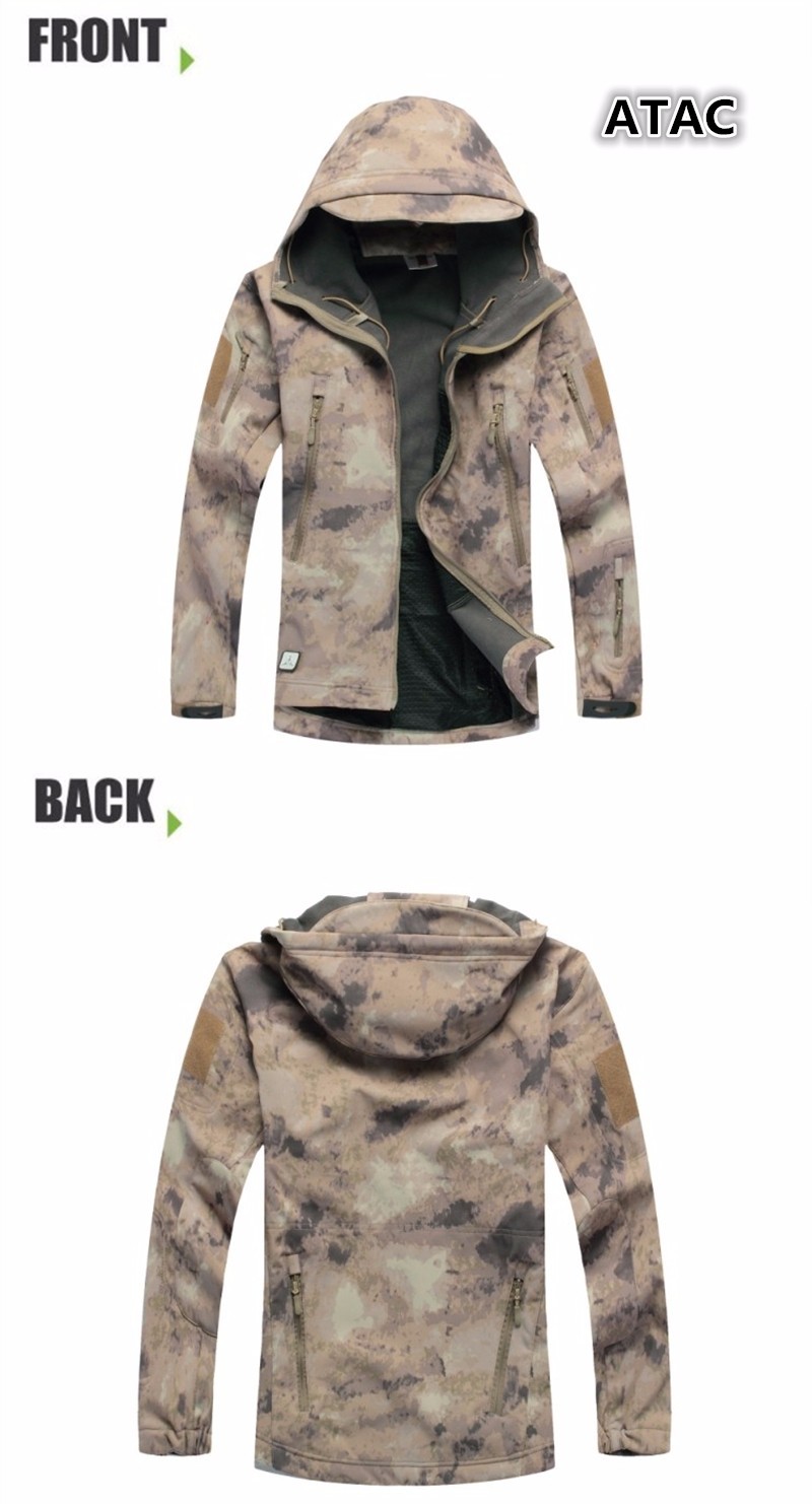 Army Camouflage Coat Military Jacket Waterproof Windbreaker Raincoat Clothes Army Jacket Men Jackets And Coats