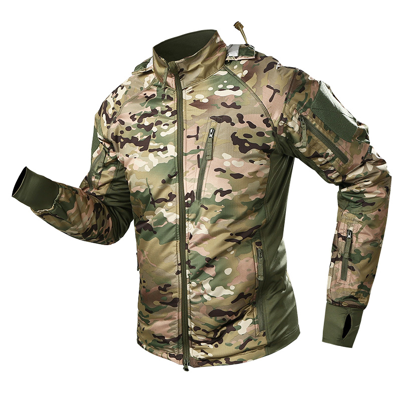MEGE Men's Waterproof Military Tactical Jacket Men Warm Windbreaker Bomber Jacket Camouflage Hooded Coat US Army chaqueta hombre