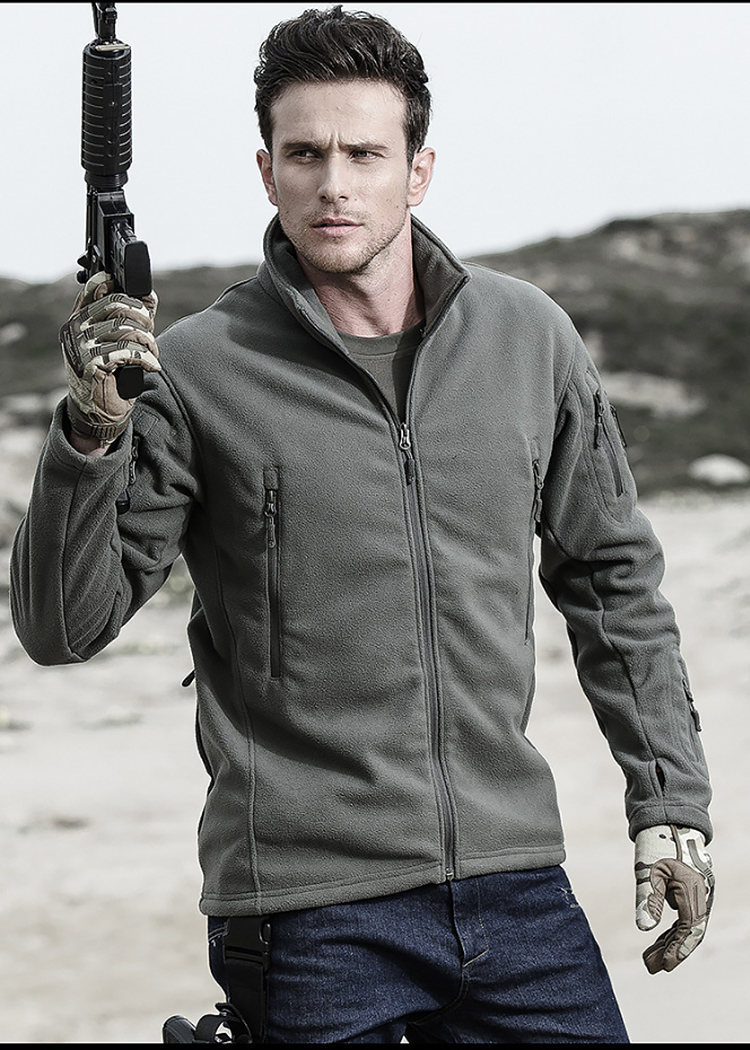 Mege Tactical Military Warm Fleece Jacket Windproof Thick Thermal Outwear Winter Outdoor Army Hiking Airsoft Multi Pockets Coat