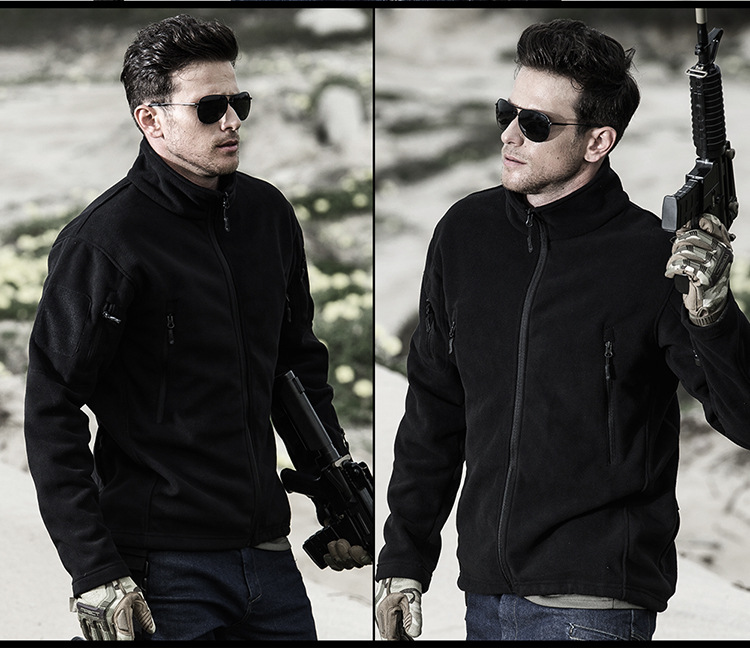 Mege Tactical Military Warm Fleece Jacket Windproof Thick Thermal Outwear Winter Outdoor Army Hiking Airsoft Multi Pockets Coat