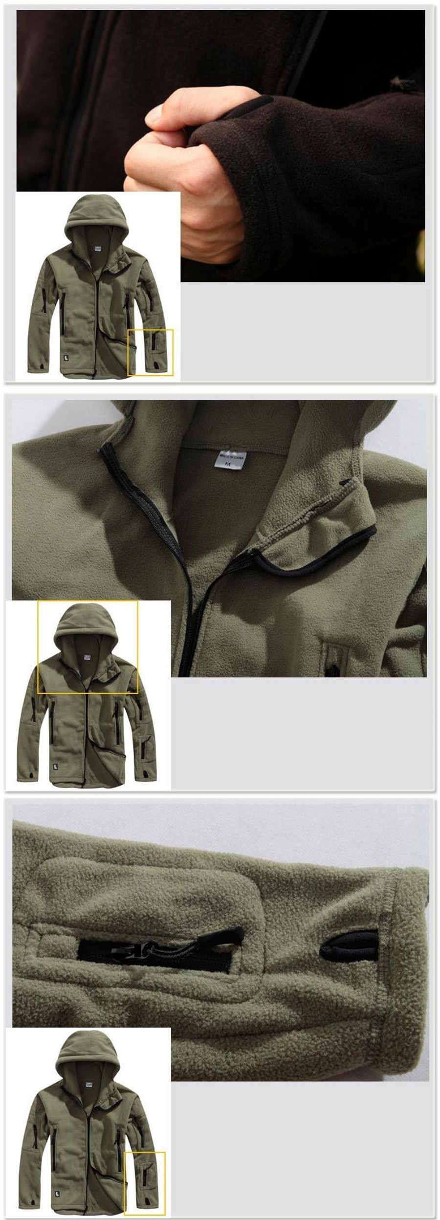Winter Tactical Jacket Military Uniform Soft Shell Fleece Hoody Jacket Men Thermal Clothing Casual Hoodies Winter Tactical Jacket Military Uniform Soft Shell Fleece Hoody Jacket Men Thermal Clothing Casual Hoodies