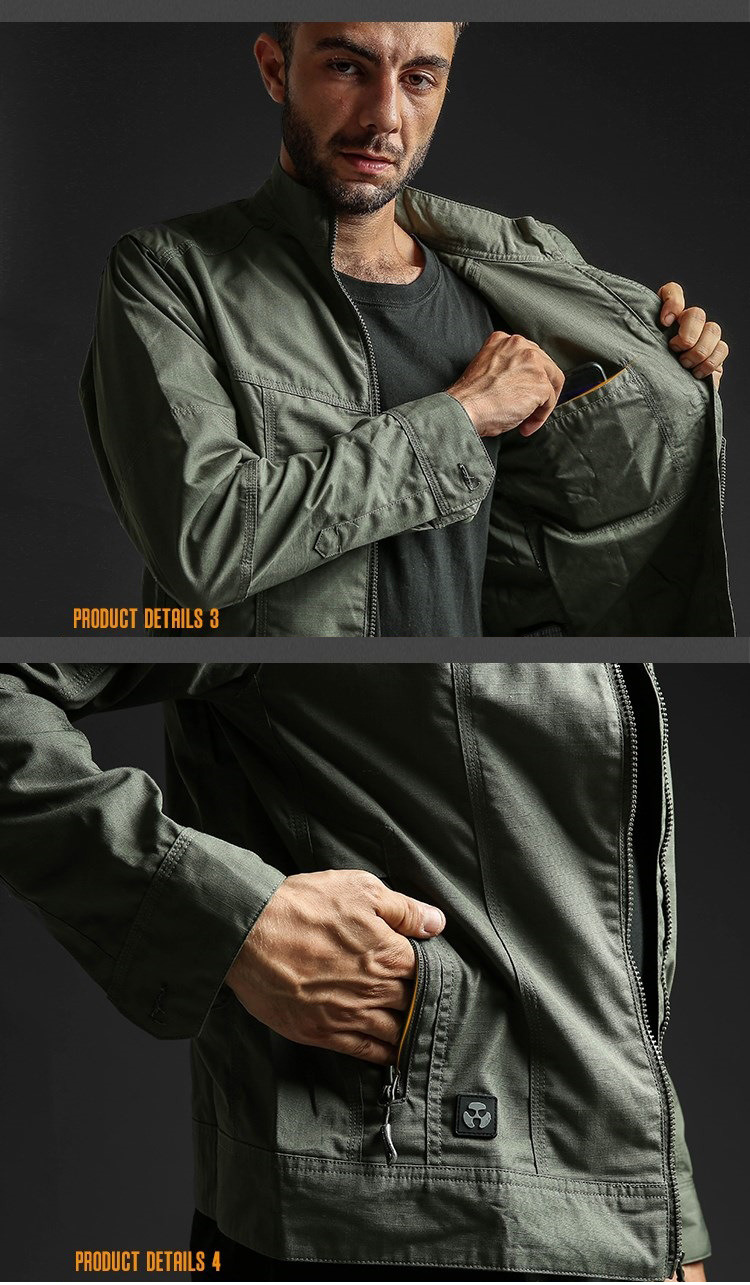 Mege Brand Tactical Jacket Men's Military Clothing Spring Autumn Army Multi Pockets Light Working Outwear Ripstop Outdoor Jacket Mege Brand Tactical Jacket Men's Military Clothing Spring Autumn Army Multi Pockets Light Working Outwear Ripstop Outdoor Jacket