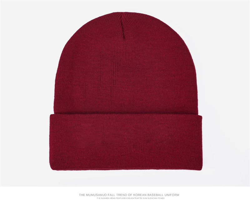 MEGE Men's Skullies Beanie Winter Hats for Woman Colorful Knitted Solid Cute Girls Cap Autumn Female Bonnet Femme Hiver Gorro