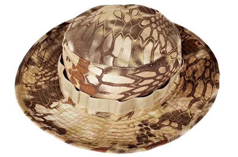 Airsoft Sniper Camouflage Nude Bucket Hats, Tactical Boonie Hats topee, Military Mens Summer hat, free Size for 59-60