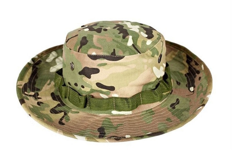 Airsoft Sniper Camouflage Nude Bucket Hats, Tactical Boonie Hats topee, Military Mens Summer hat, free Size for 59-60