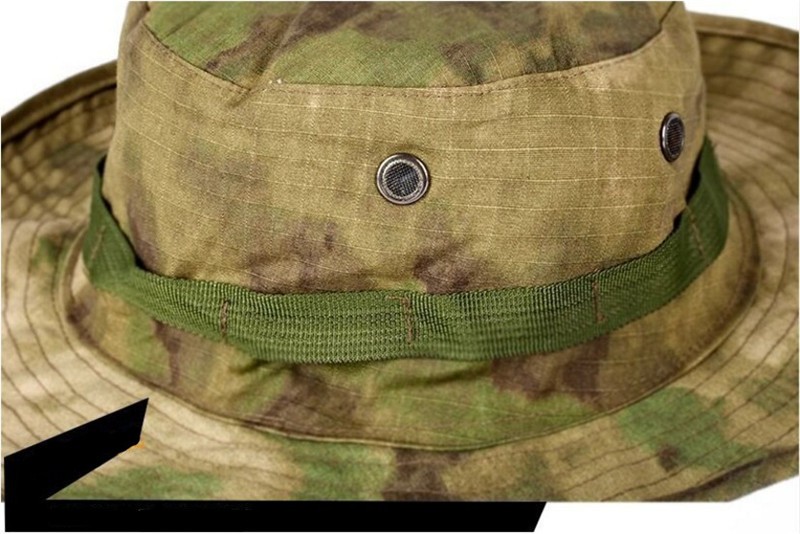 Airsoft Sniper Camouflage Nude Bucket Hats, Tactical Boonie Hats topee, Military Mens Summer hat, free Size for 59-60