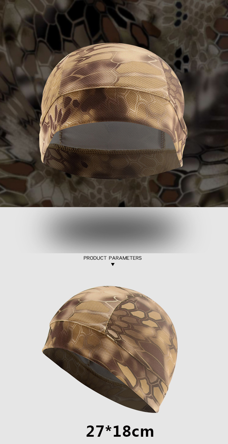 Mege Brand Military Tactical Camouflage Skullcap Brimless Urban Unique Street Docker Hats Multipurpose Beanie Dropshipping