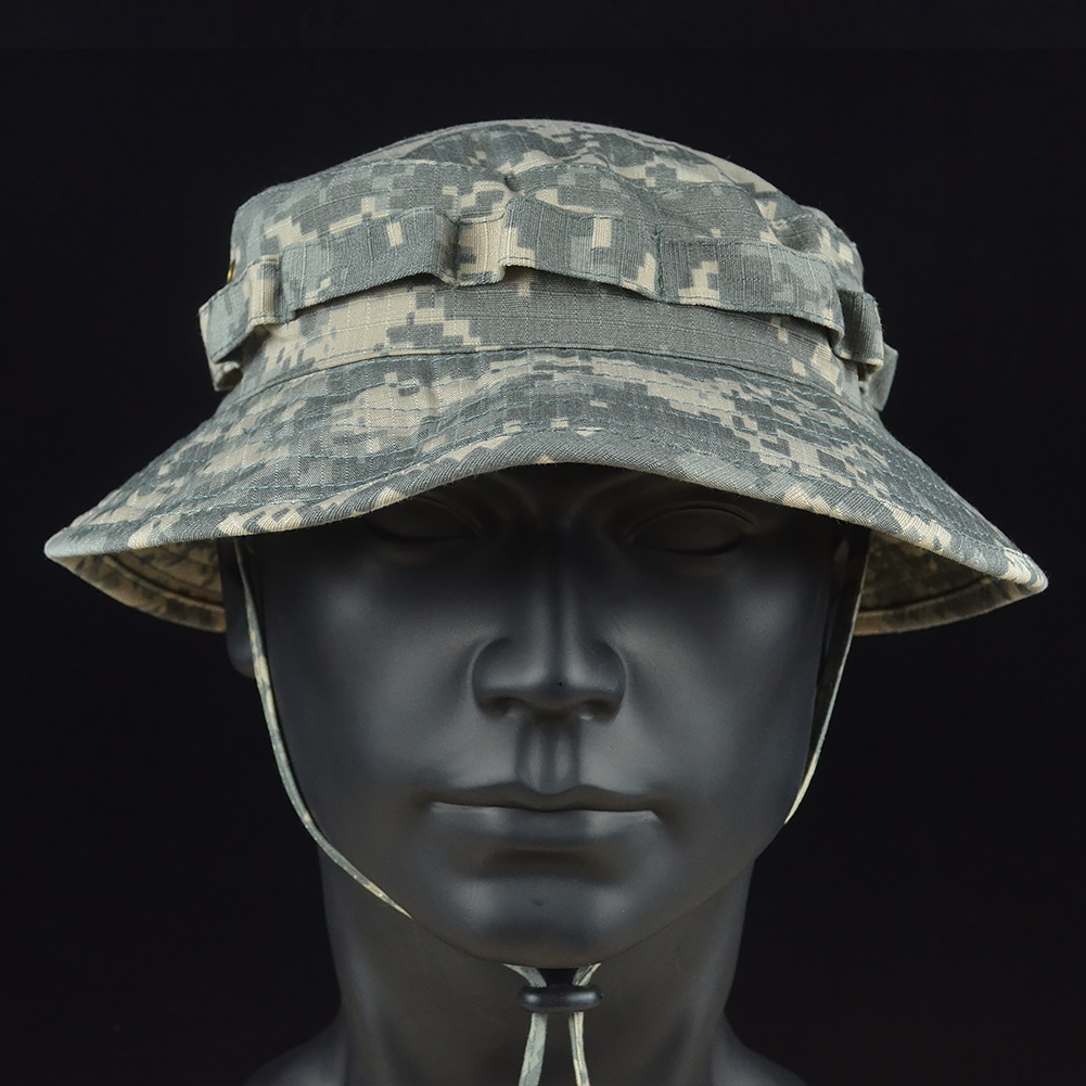 Kombat UK Men's Army Boonie Hat – Camo Ripstop Cotton, Summer Fishing & Bush Hat