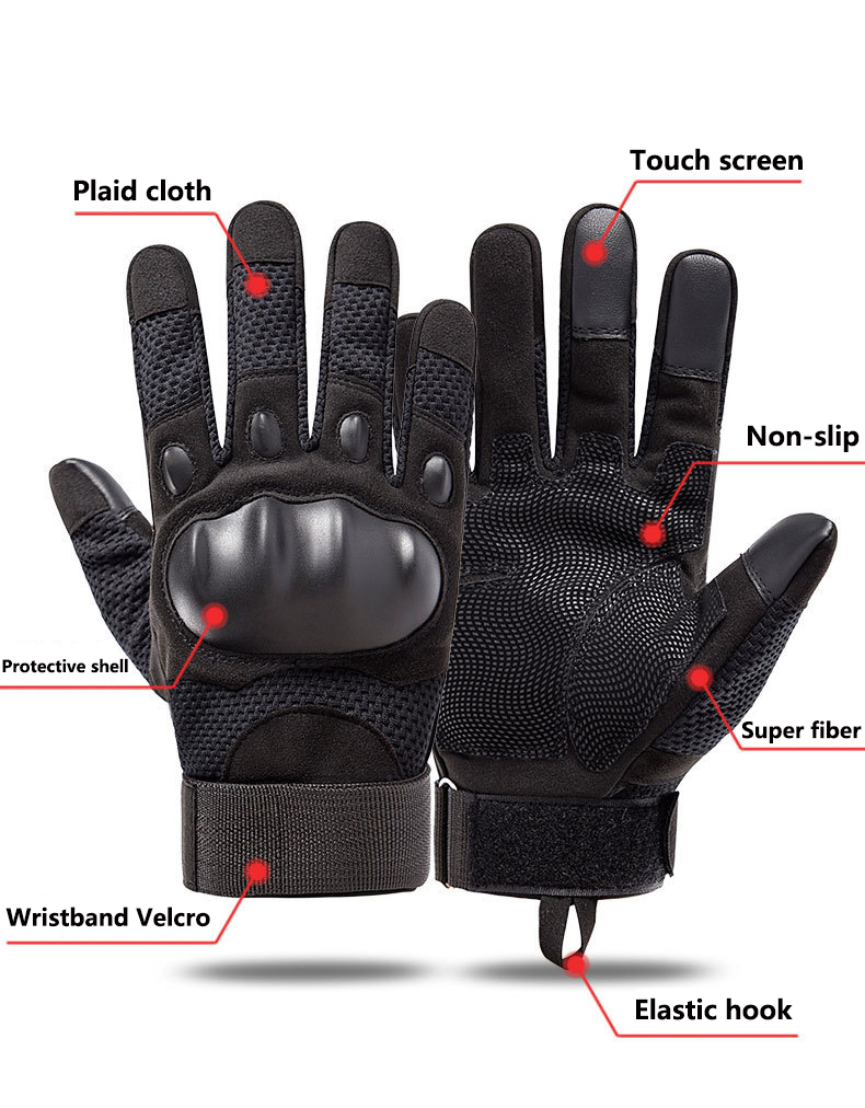Mege Tactical Touch Screen Full finger Gloves Outdoor Hiking Airsoft Paintball CS Game Military Equipment Army Combat Gloves