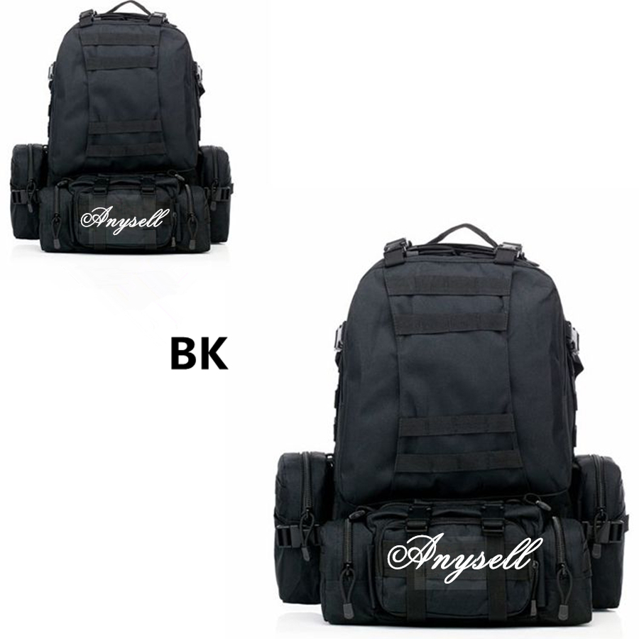 Large Capacity Nylon Waterproof Equipment Trekking Military Water Tank Rucksacks 50L