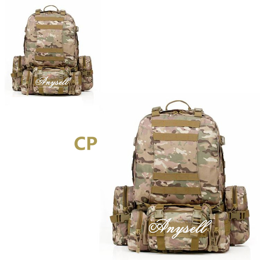 Large Capacity Nylon Waterproof Equipment Trekking Military Water Tank Rucksacks 50L