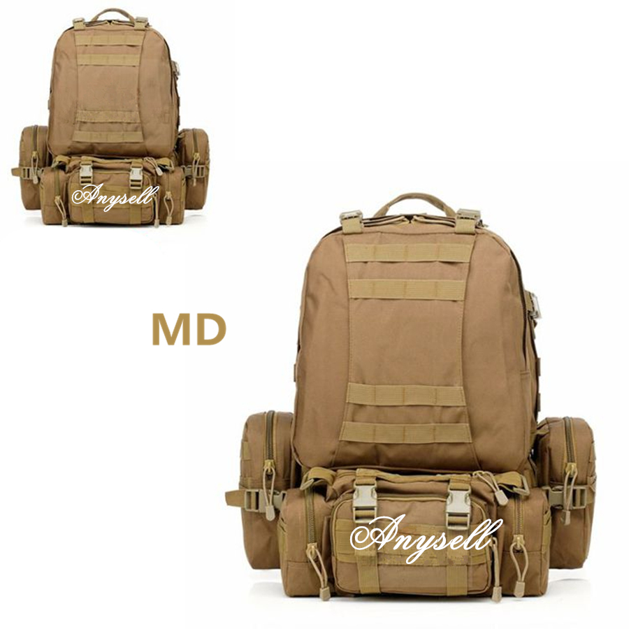 Large Capacity Nylon Waterproof Equipment Trekking Military Water Tank Rucksacks 50L