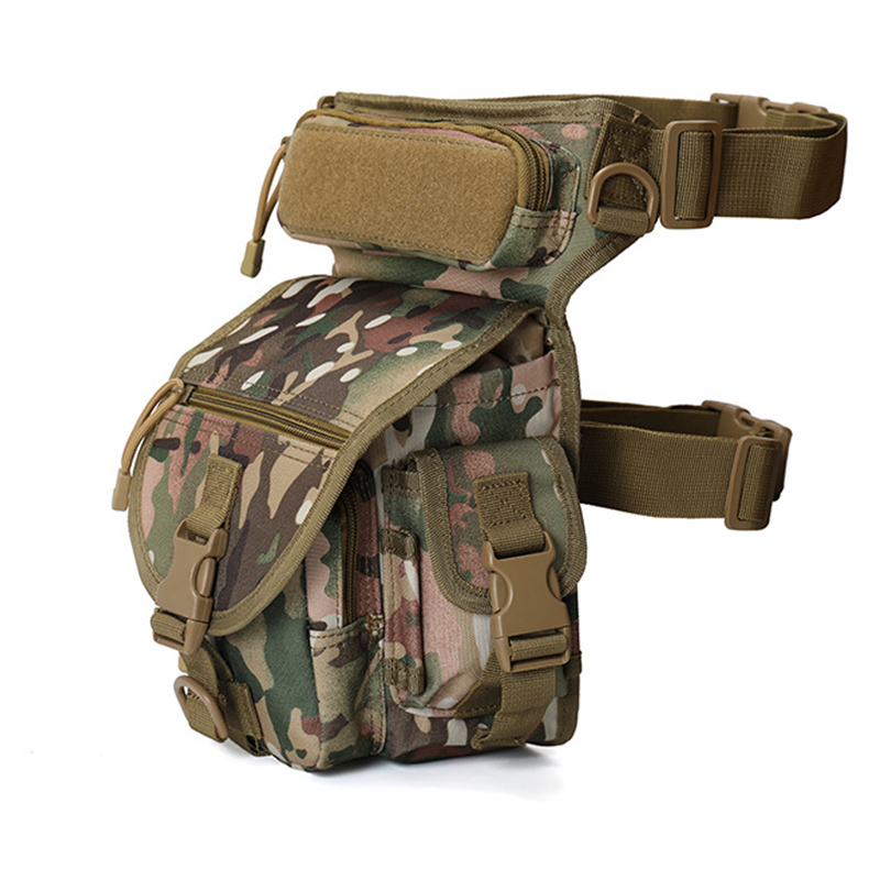 Military Tactical Drop Leg Bag Molle Fanny Pack Motorcycle Riding Men ...