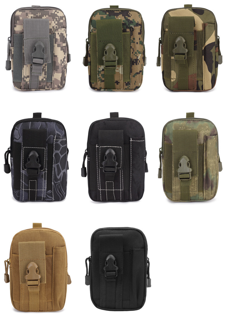 Mege Tactical Camouflage Waist Bag Small Pouch Molle System Military Army Mobile Bag Male Field Wallet EDC Bag Multifunction