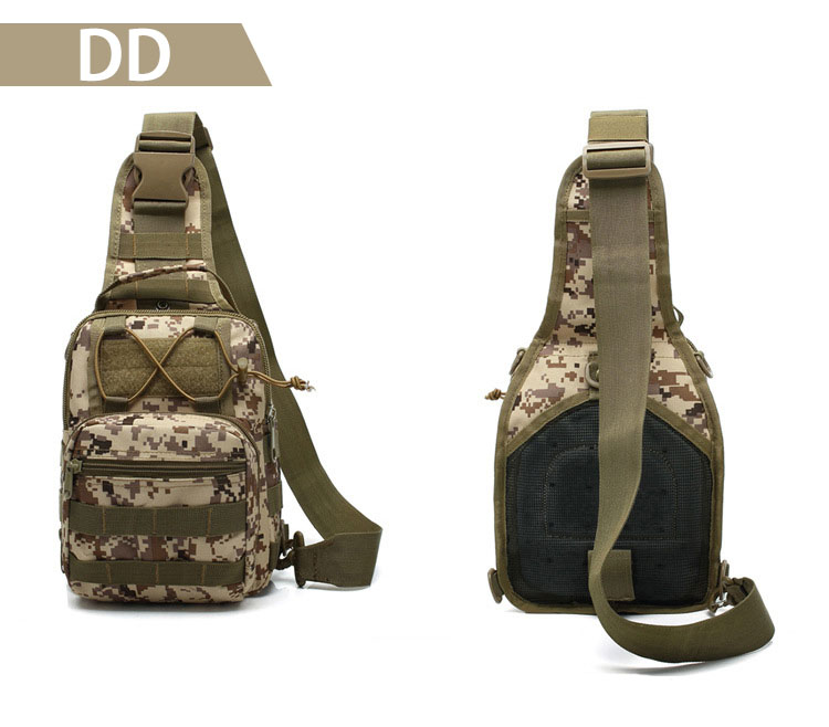 MEGE Brand military enthusiasts tactical chest bag men's outdoor sports nylon waterproof casual camouflage shoulder bag