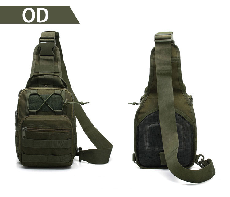 MEGE Brand military enthusiasts tactical chest bag men's outdoor sports nylon waterproof casual camouflage shoulder bag