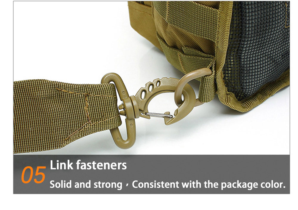 MEGE Brand military enthusiasts tactical chest bag men's outdoor sports nylon waterproof casual camouflage shoulder bag