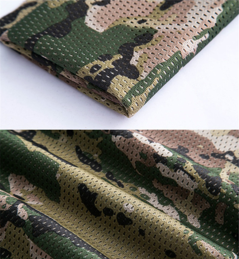 MEGE Unisex Camouflage Scarf, Tactical Multifunctional Army Mesh, Breathable Airsoft Paintball Scarf, Wrap Mask Shemagh Veil