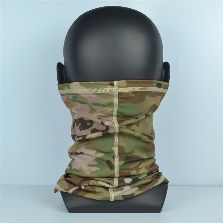 Balaclava Camouflage Cycling Tactical Face Mask Shield Breathable bandana Full Cover Face Hoods Scarf Hat Ski Mask Neck Summer