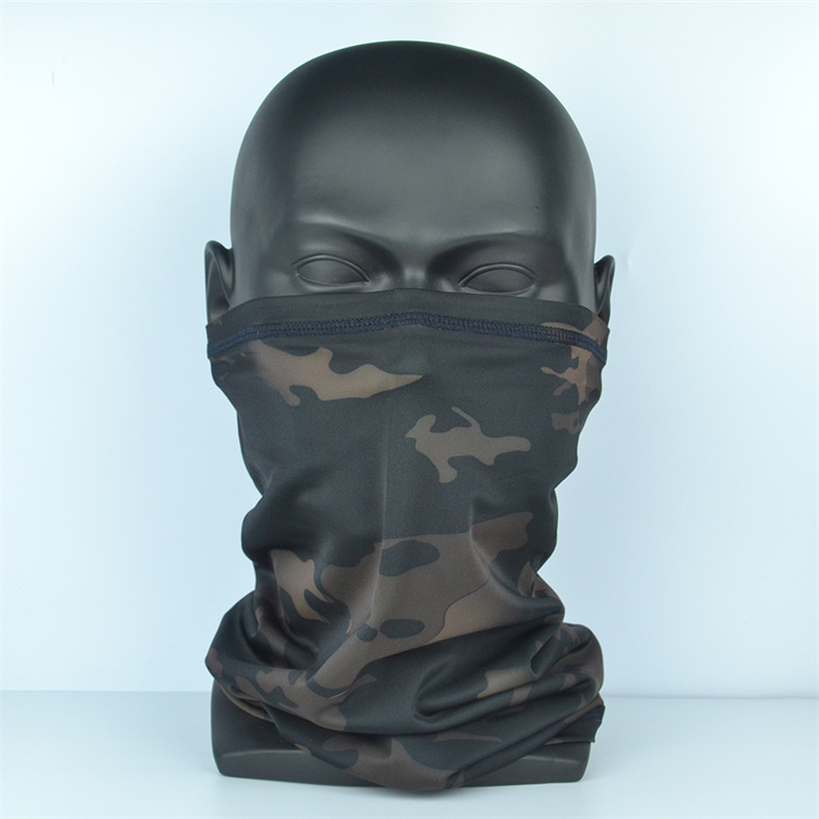 Balaclava Camouflage Cycling Tactical Face Mask Shield Breathable bandana Full Cover Face Hoods Scarf Hat Ski Mask Neck Summer