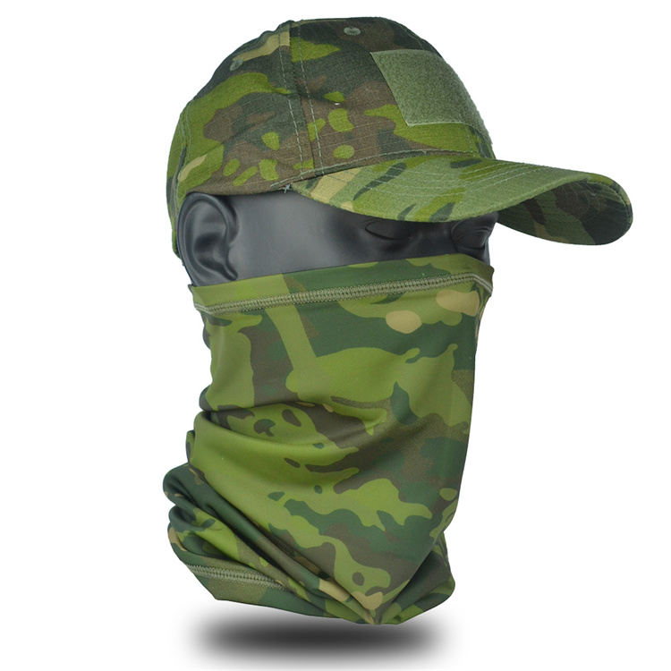 Balaclava Camouflage Cycling Tactical Face Mask Shield Breathable bandana Full Cover Face Hoods Scarf Hat Ski Mask Neck Summer