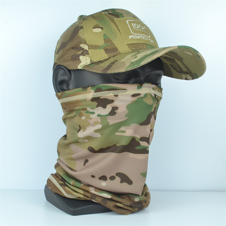 Balaclava Camouflage Cycling Tactical Face Mask Shield Breathable bandana Full Cover Face Hoods Scarf Hat Ski Mask Neck Summer