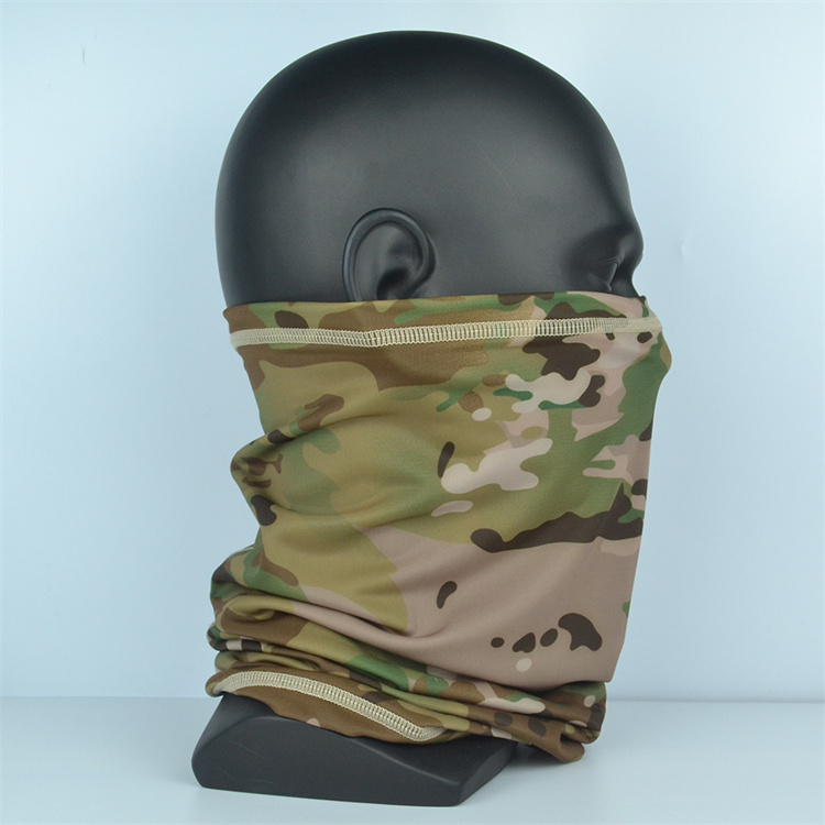 Balaclava Camouflage Cycling Tactical Face Mask Shield Breathable bandana Full Cover Face Hoods Scarf Hat Ski Mask Neck Summer
