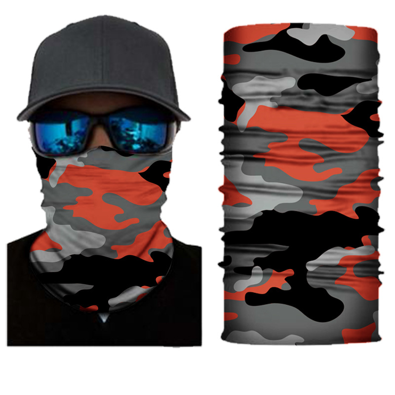 Mege Military Tactical Bandana Summer Face Scarves Tubular Head Mask Scraf Camo Anti-UV Windproof Airsoft Neck Gaiter Cover