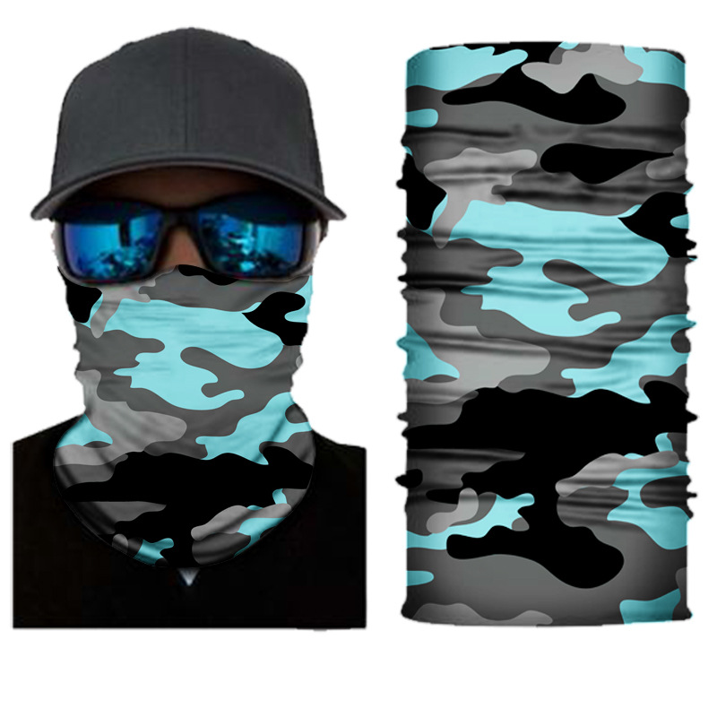 Mege Military Tactical Bandana Summer Face Scarves Tubular Head Mask Scraf Camo Anti-UV Windproof Airsoft Neck Gaiter Cover