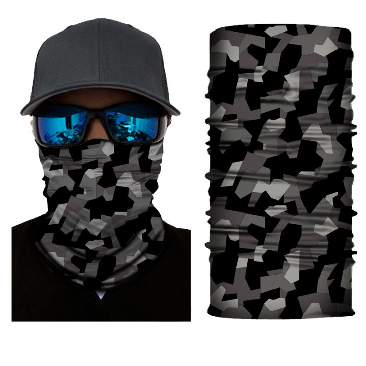 Mege Military Tactical Bandana Summer Face Scarves Tubular Head Mask Scraf Camo Anti-UV Windproof Airsoft Neck Gaiter Cover