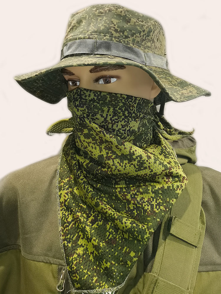 Mege Tactical Scarf Russion Camouflage Kerchief Airsoft Paintball Army Military Accessories Outdoor MultiCam Hiking Headscarf
