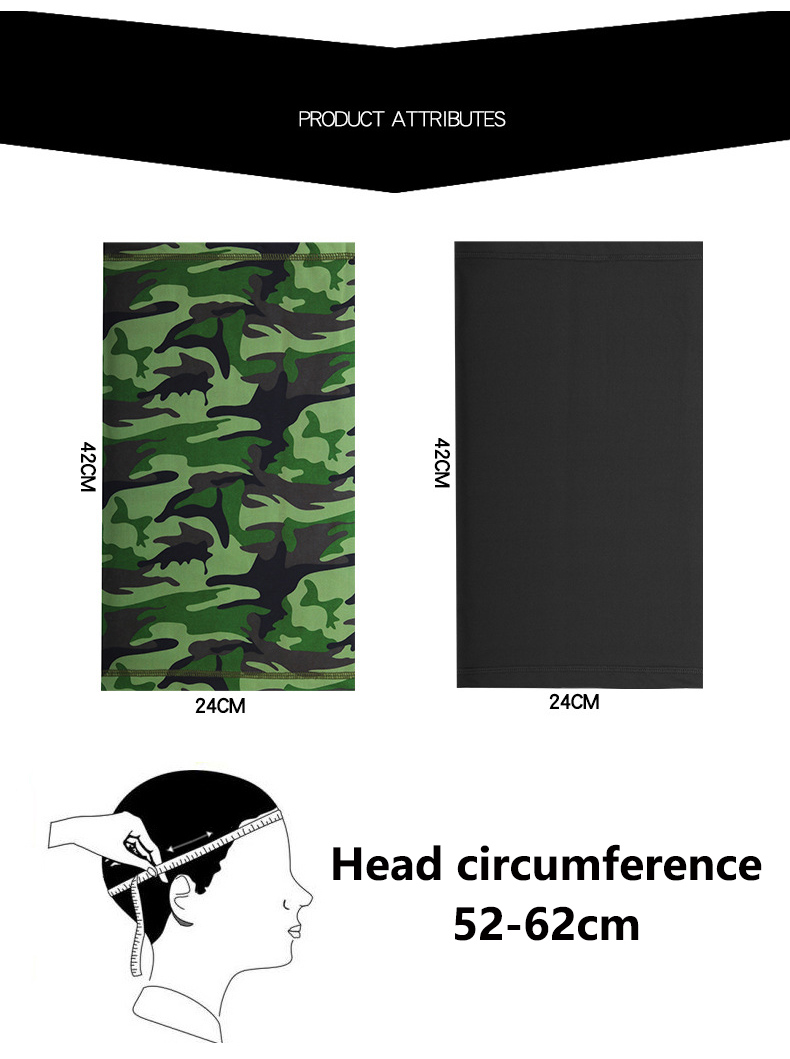 Mege Brand Neck Gaiter Bandana Sun Protective Scarf Sun Mask Face Mask for Outdoor Solid Military Tactical Breathable Airsoft