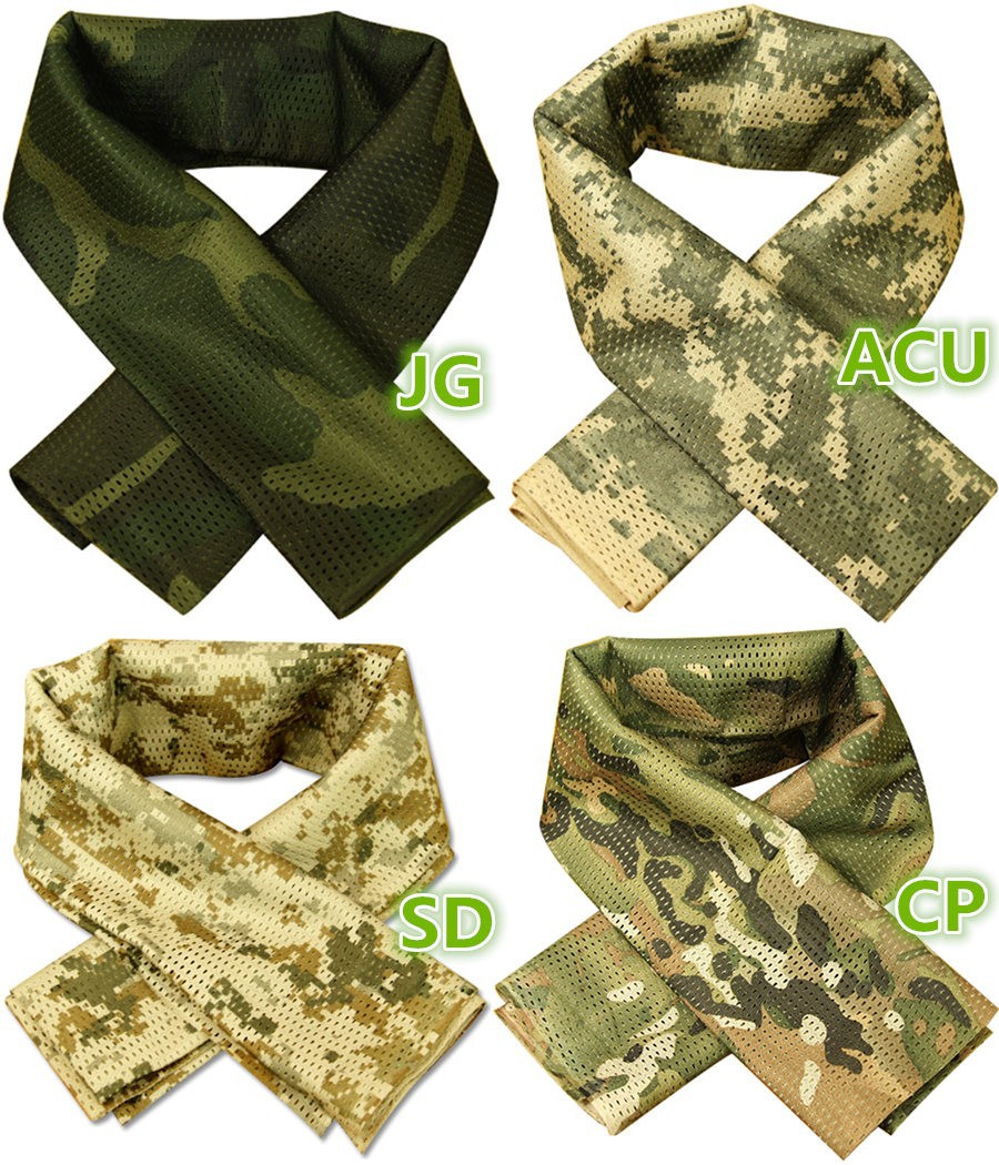 Tactical Military camouflage Scarf Cool Airsoft Tactical Multifunctional Army Mesh Breathable Scarf Wrap Mask Shemagh Veil Tactical Military camouflage Scarf Cool Airsoft Tactical Multifunctional Army Mesh Breathable Scarf Wrap Mask Shemagh Veil