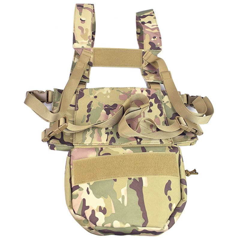 Mege Tactical Vest Airsoft Military Gear Men Waist Pack Magazine Pouch Holster Molle System Swat CS Match Wargame TCM Chest Rig