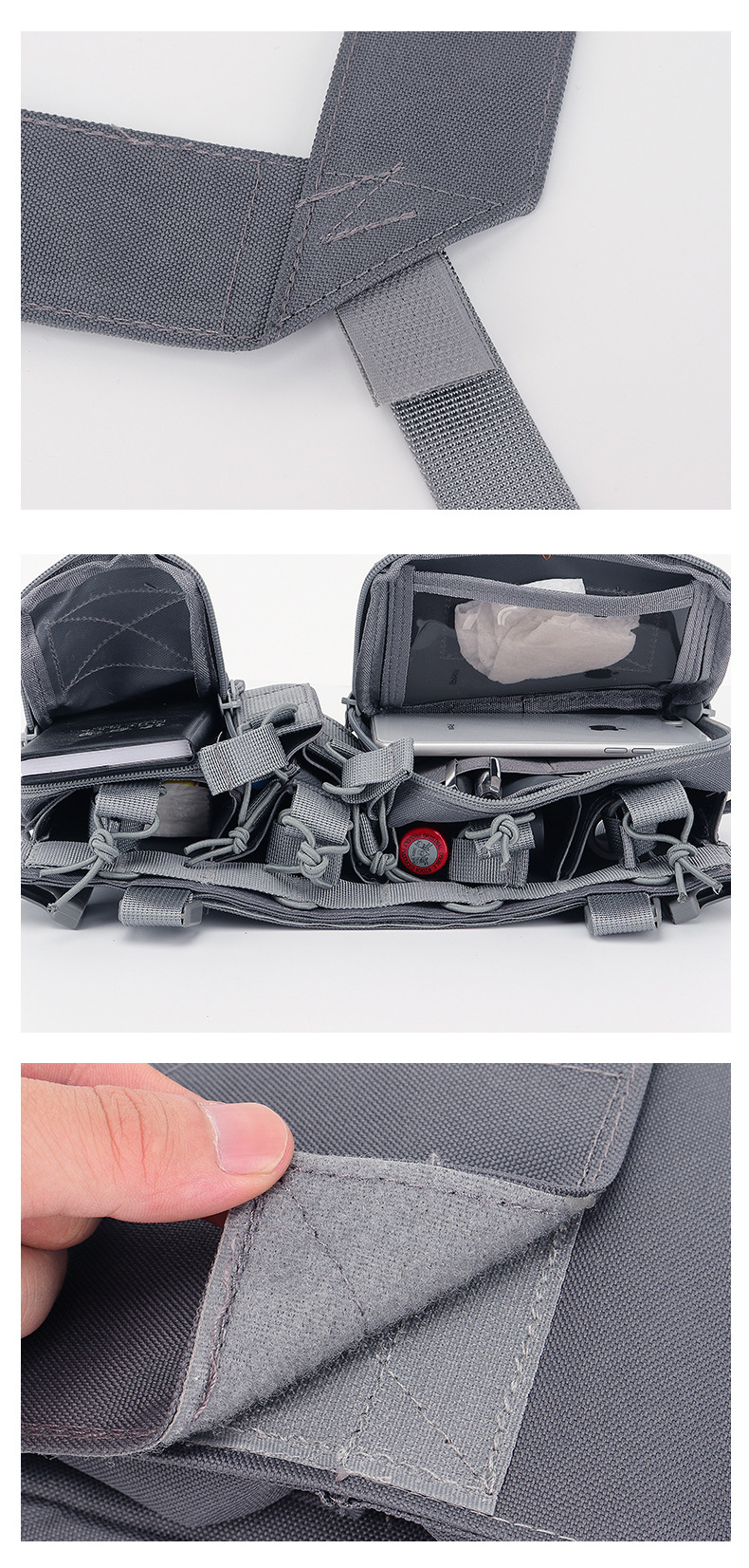 Mege Tactical Vest Airsoft Military Gear Men Waist Pack Magazine Pouch Holster Molle System Swat CS Match Wargame TCM Chest Rig