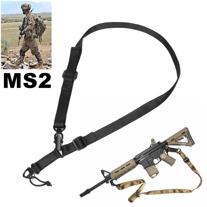 Mege Tactical 2 Point Rifle Sling Shoulder Strap Belt Nylon Adjustable One Single Point Paintball Airsoft Gear Gun Safety Rope Mege Tactical 2 Point Rifle Sling Shoulder Strap Belt Nylon Adjustable One Single Point Paintball Airsoft Gear Gun Safety Rope