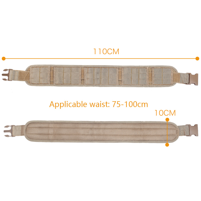 Mege Tactical Belt Military Molle Battle Belt Army Combat Outdoor Adjustable CS Hunting Padded WaistBand Paintball Airsoft Gear
