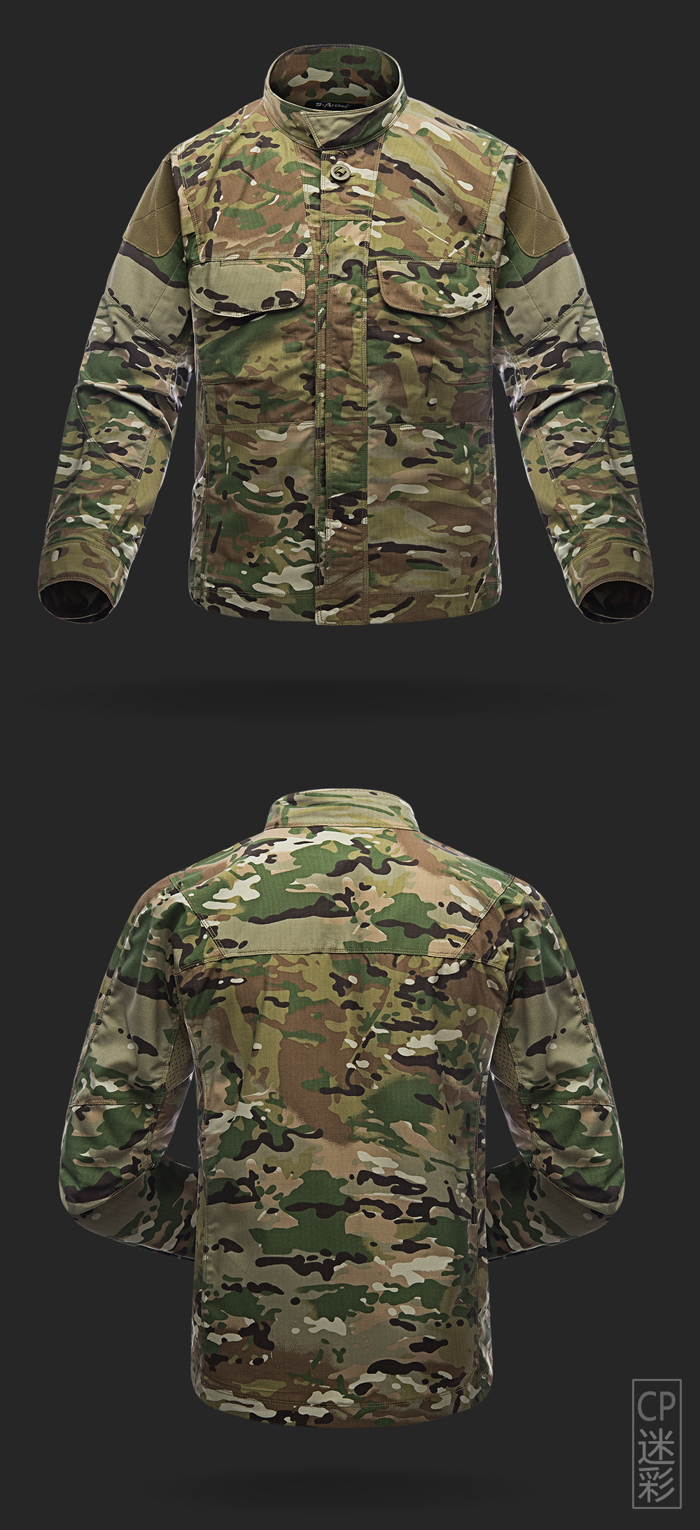 MEGE Brand Tactical Jacket Shirt Military Army Clothing Camouflage Multi Pockets Spring Summer Male Combat Outwear Rip stop