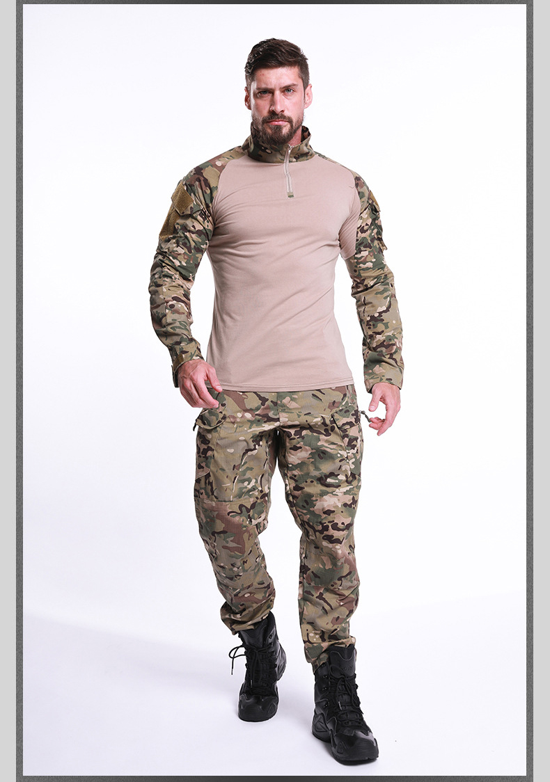 Mege Tactical Shirt Camouflage Army Military Battle Combat Shirt Airsoft Paintball Camisa Militar Special Forces Costume Plusize