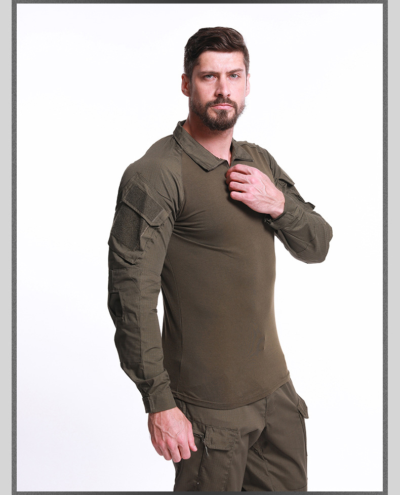 Mege Tactical Shirt Camouflage Army Military Battle Combat Shirt Airsoft Paintball Camisa Militar Special Forces Costume Plusize