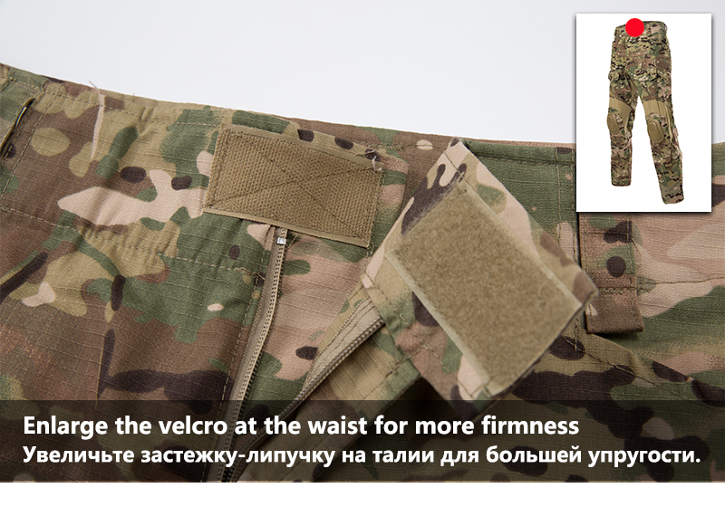 Mege Tactical Military Shooting Uniform Set Camouflage G3 Combat Shirts Cargo Pants With Knee Pads Airsoft Paintball Clothing