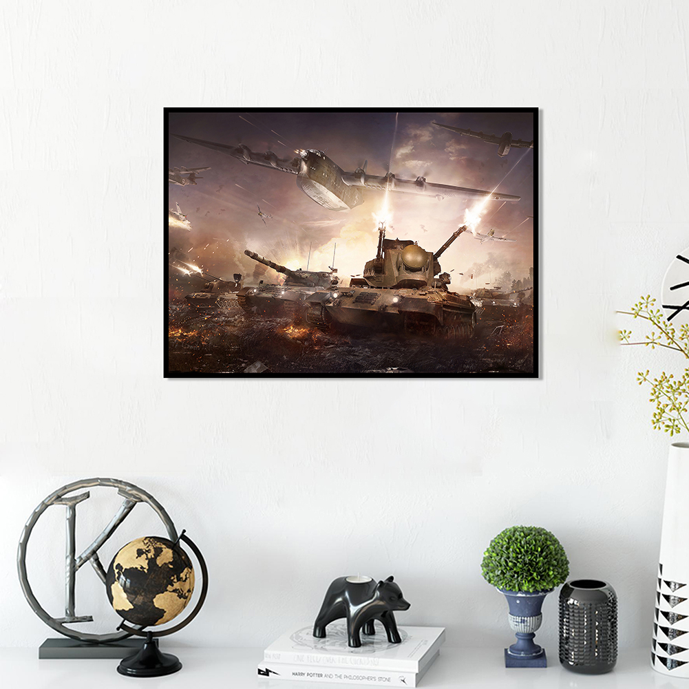 7 Size 19 Styles Classic Gun Poster Military Fans World's Main Battle Tanks Painting for Bar Cafe Office Home Wall Decorations