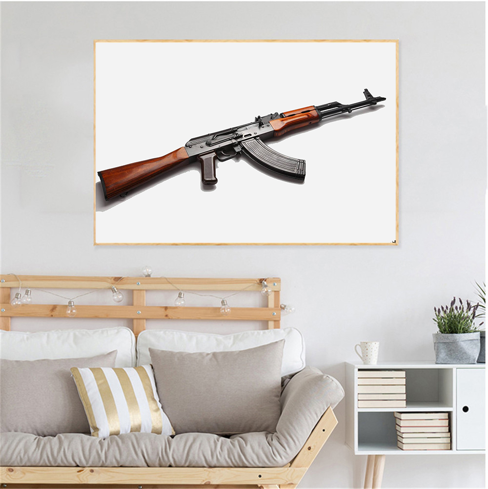AK47 patent,Assault Rifle wall art, gun posters, wall decor,vintage print,blueprint, gift idea,Military Decorations Freeshipping
