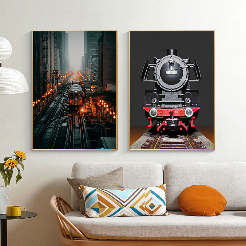 Classical Steam Locomotive Canvas Painting Posters and Prints Wall Art Trains Pictures for Living Room Home Decor Cuadros Classical Steam Locomotive Canvas Painting Posters and Prints Wall Art Trains Pictures for Living Room Home Decor Cuadros