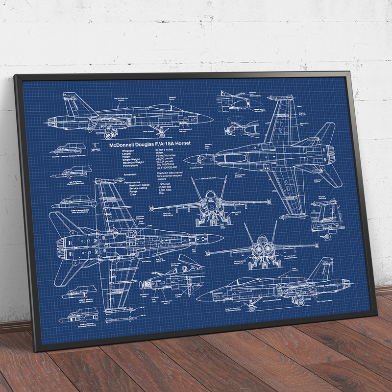 Air Force Plane F18 Hornet Patent Prints Airplane Poster Fighter Jet Blueprint Art Canvas Painting Picture Pilot Gift Home Decor Air Force Plane F18 Hornet Patent Prints Airplane Poster Fighter Jet Blueprint Art Canvas Painting Picture Pilot Gift Home Decor