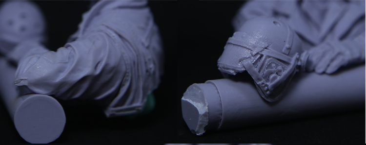 1:10Scale Die-cast Resin Movie Fury Brad Pitt Character Scene Model Resin Assembly Model Free Shipping