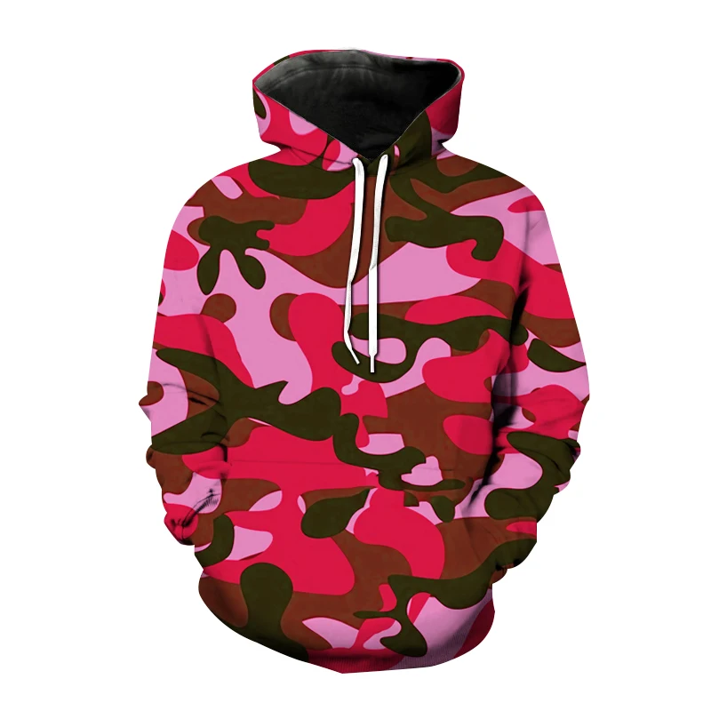 Army Style Hoodies Camouflage 3D Print Hooded Sweatshirt Pullover Men Women Fashion Hoodie Harajuku Streetwear Coat Male Clothes