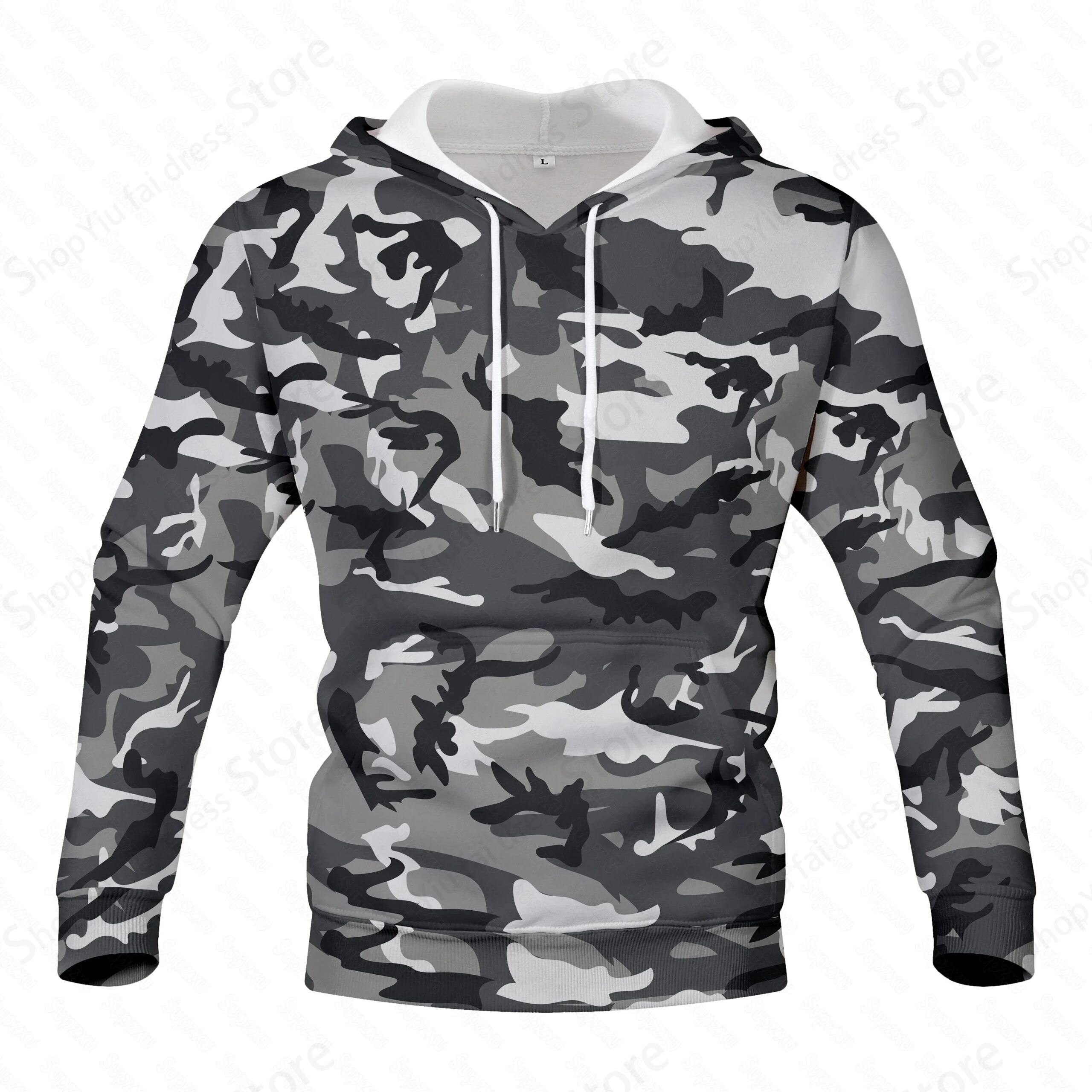 Camouflage 3d Print Hoodie Men Women Fashion Outdoors Hoodies Boy Coat Women Sweats Men Clothes Camo Tracksuit Hunting Jackets