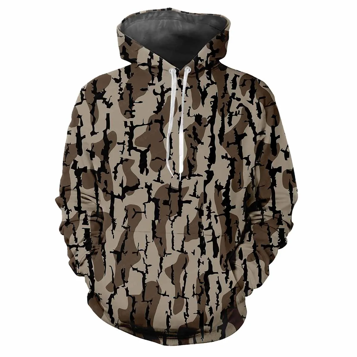 Forest Camouflage Hunting Animals Outdoor Camouflage Spring Autumn Men's Hoodie Street Trend Loose Comfortable Casual Clothing Forest Camouflage Hunting Animals Outdoor Camouflage Spring Autumn Men's Hoodie Street Trend Loose Comfortable Casual Clothing